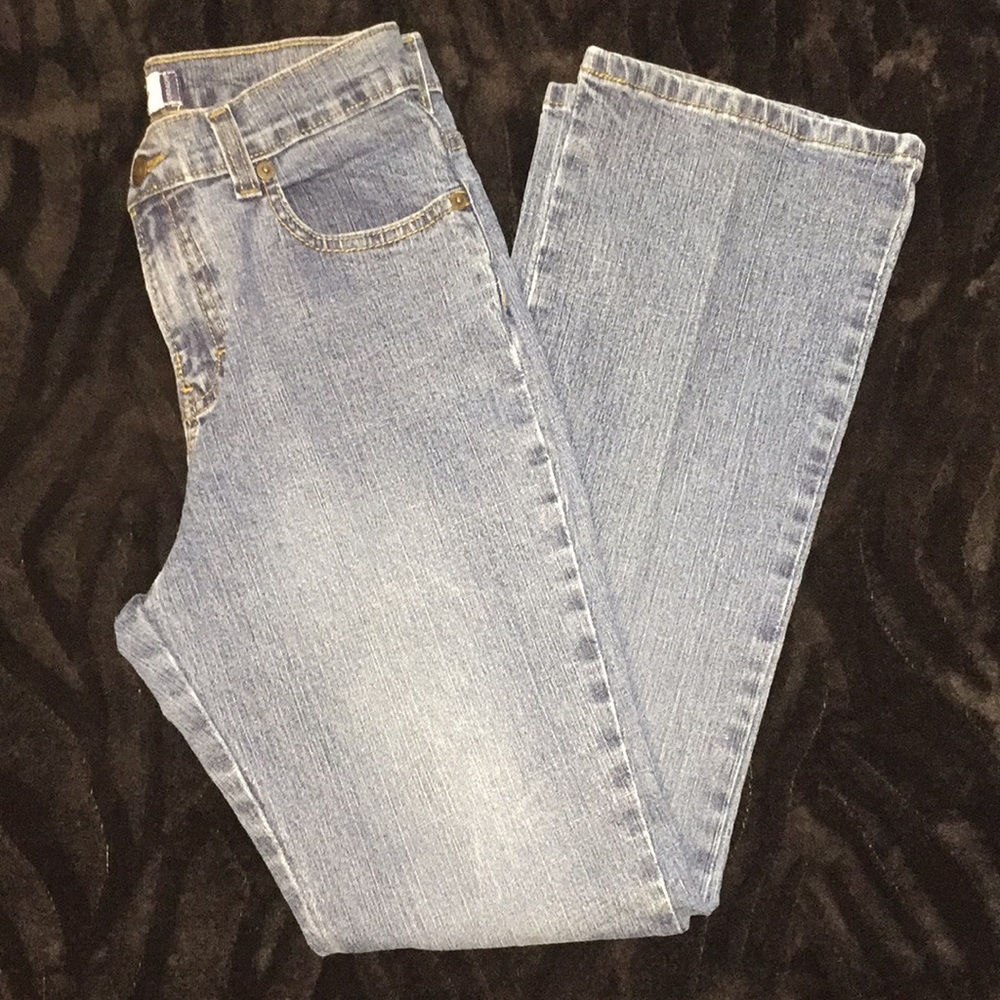 Jordache Lo-rise Stretch Sz 16 reg blue jeans
